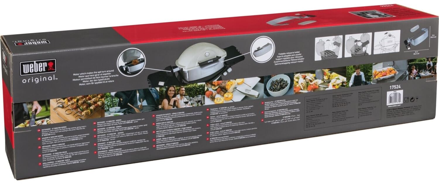 Asador giratorio Weber® Q™ série 300 e 3000