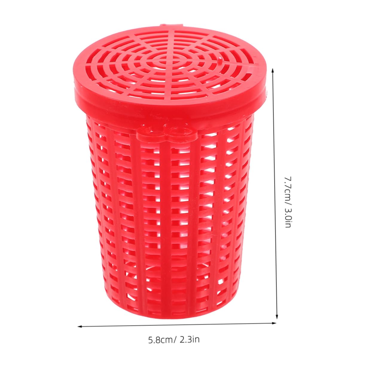 DECOMELODY 20Pcs Fishing Bait Cage Supplies Durable Bait Thrower Device for Fishing Lure Holder Lightweight Design for Outdoor Fishing Activities