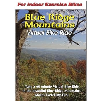 DVD Blue Ridge Mountains Virtual Bike Ride Scenery DVD Book