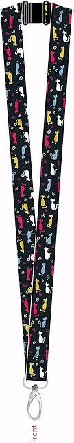 Car-Pets Ltd CAT Themed Gift Eco-Friendly Lanyard Key Chain, Whistle, ID Badge Holder.