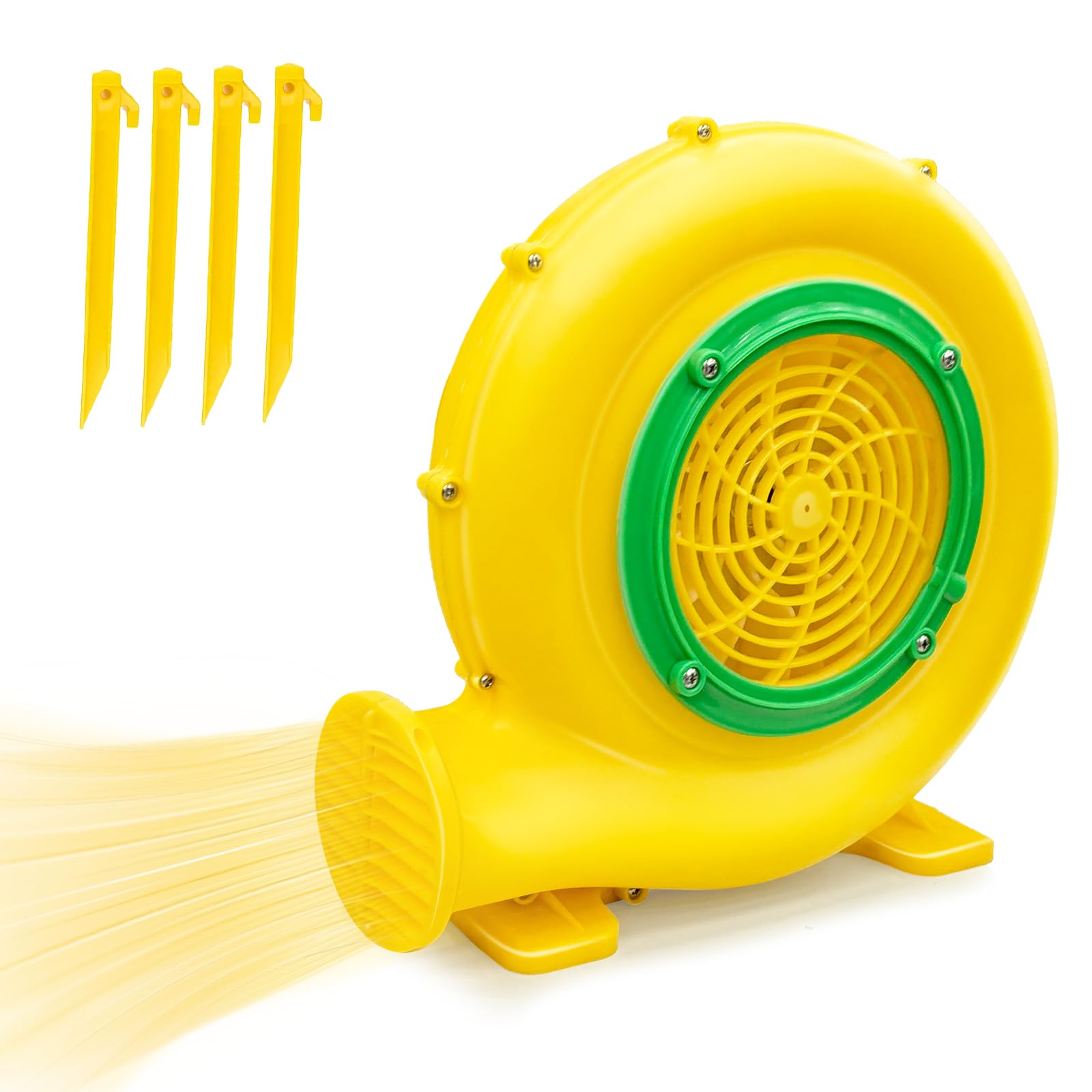 Inflatable Air Blower, 370W Portable and Powerful Bounce House Used for Inflatable Bouncy Castle and Jump Slides-image-29