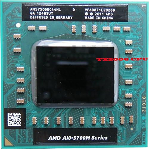 AMDA10-5750M AM5750DEC44HL Quad-Core 2.5Ghz 4MB Mobile CPU Processor Socket FS1 722-pin 35W HD 8650G