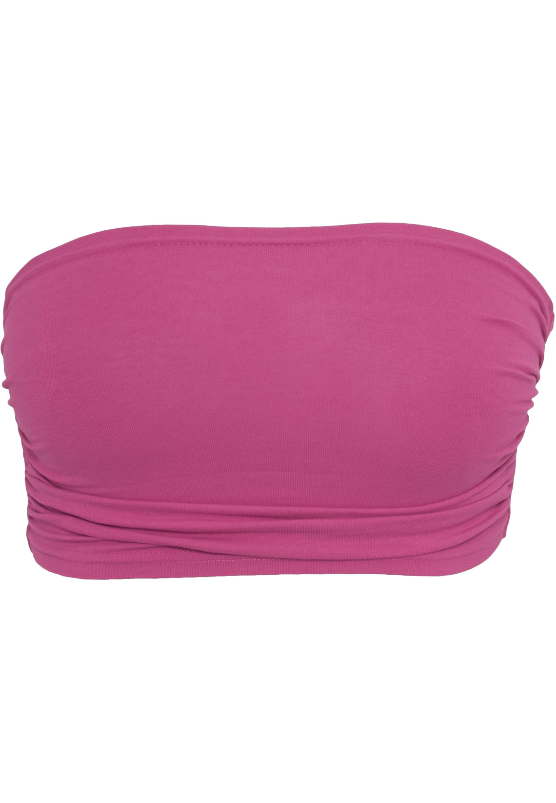 Urban Classics Women's Bandeau Top TB451, Fuchsia, S