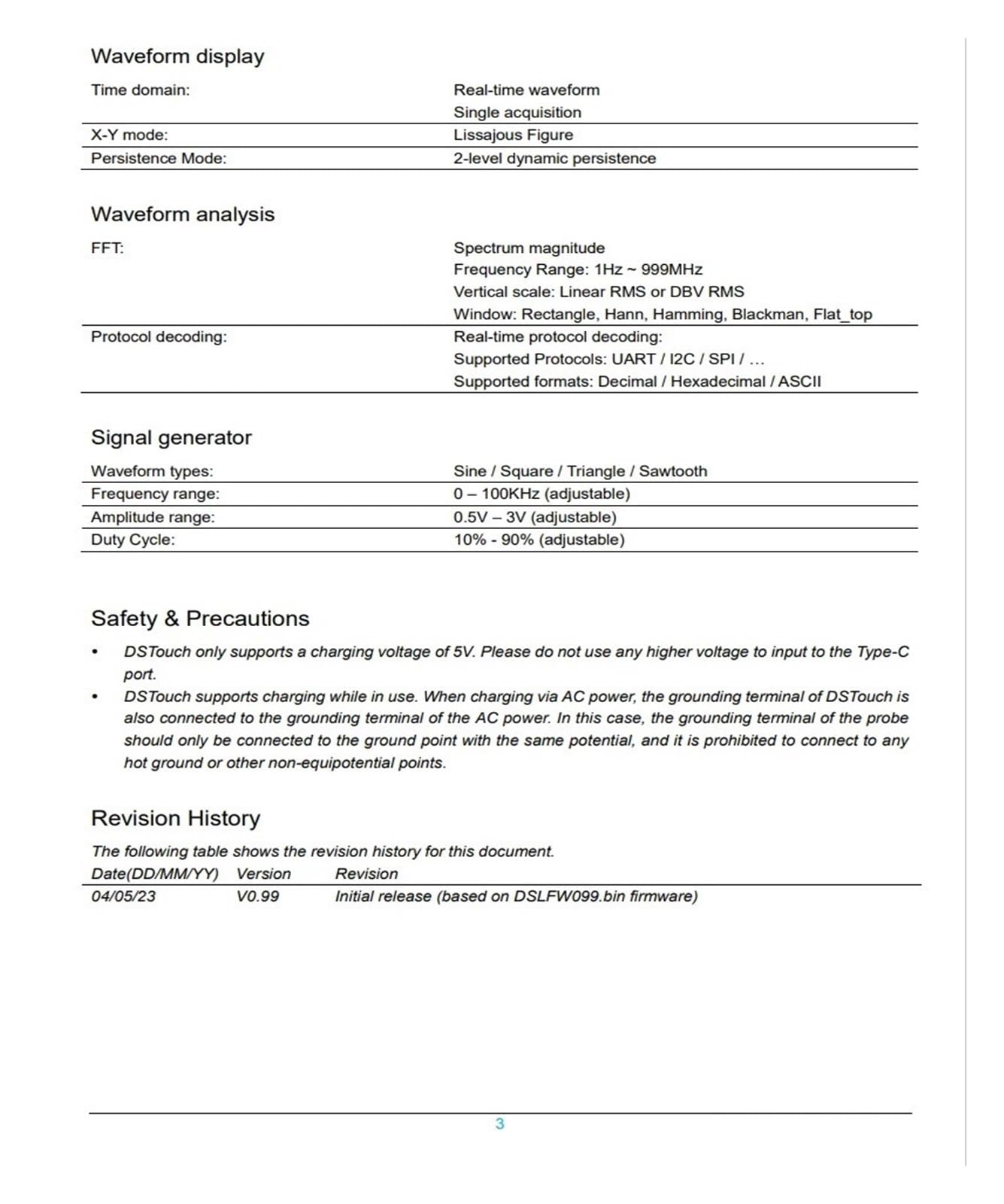 Digitales Oszilloskop Tragbares 150-MHz-Oszilloskop, 1GS/s Pro Scope mit Bus-Dekodierung