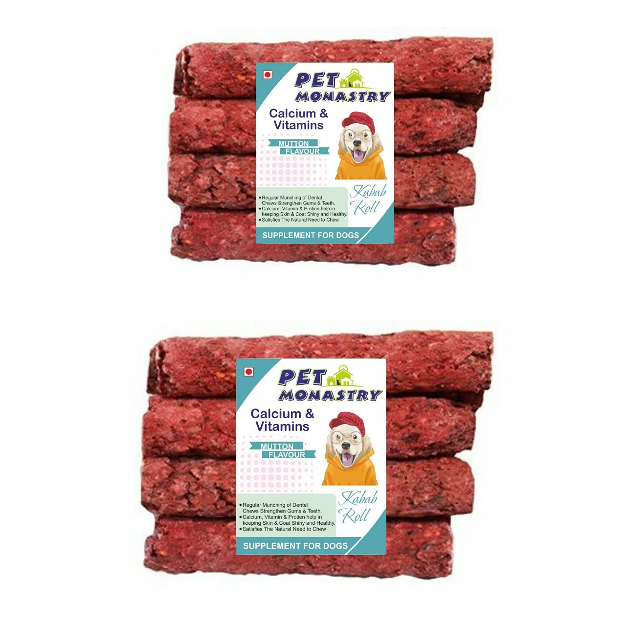 Pet Monastry Mutton Flavour Kabab Roll Chew Rolls for Dogs (Pack of 2 Kgs) (B098SRS7RP) Amazon Price History, Amazon Price Tracker