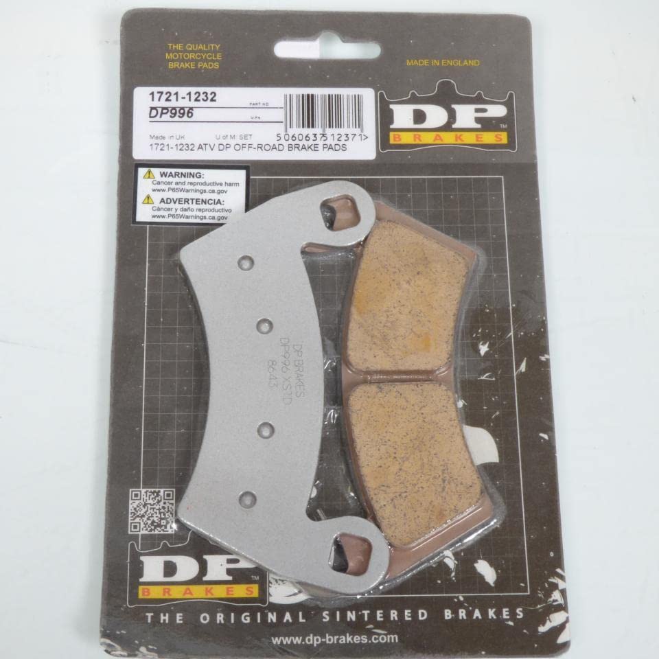 Plaquette de frein DP Brakes à endurance thermique pour Polaris 900 RZR