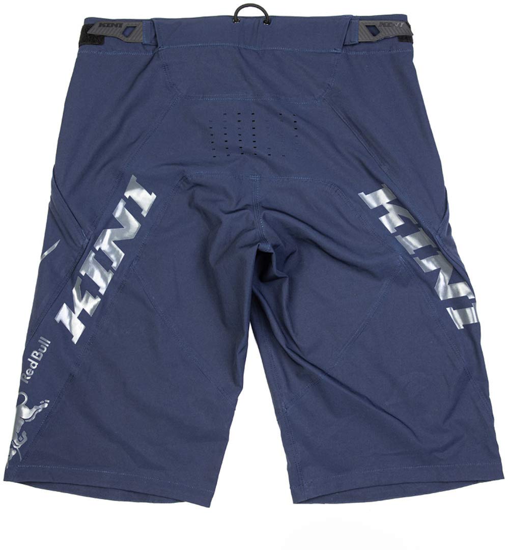 Kini Red Bull MTB Hose - Trail Hunter Shorts – Kurze Herren Downhill Funktionsshorts aus leichtem, atmungsaktivem und wasserabweisendem Material schlicht mit cleveren Extras – Night Sky/Grey
