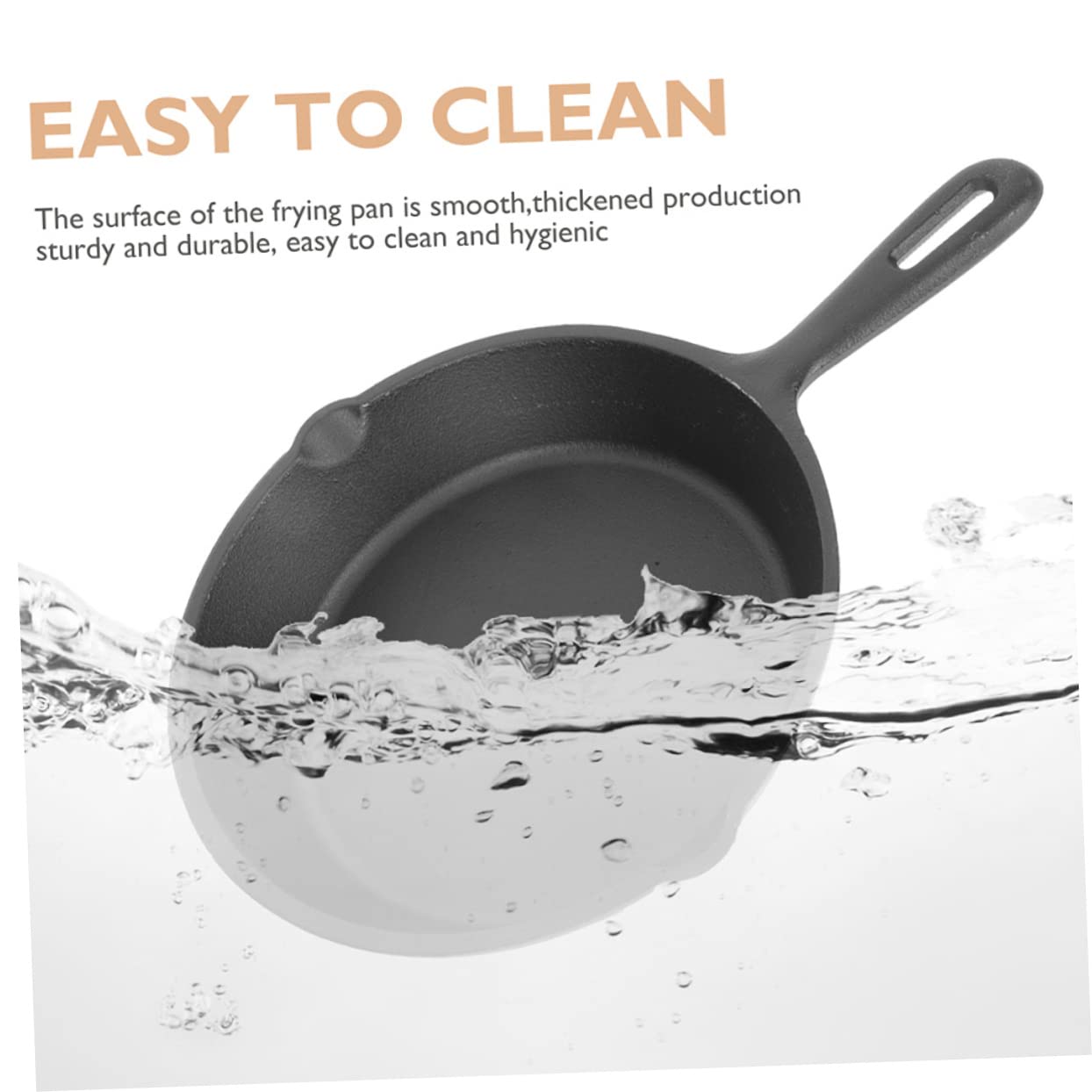 Amazon.com: Hoement Multifunctional Cast Iron Mini Frying Pan Non-stick Skillet for Home Cooking for Eggs and More Kitchen Accessory for Family Restaurant Use: Home & Kitchen
