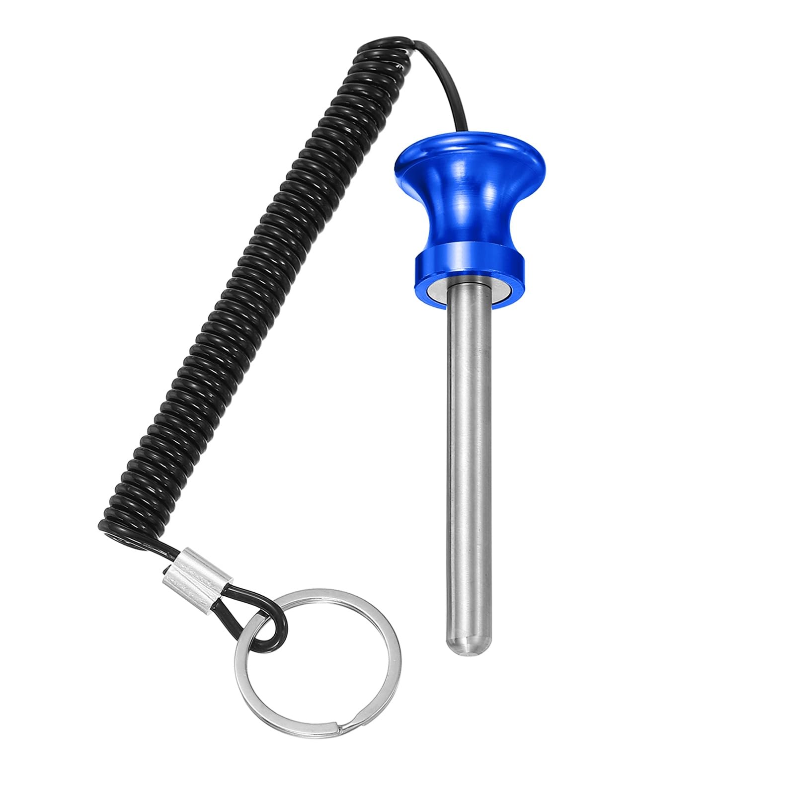YELARXI Weight Stack Pin, Weight Gym Pin Strength Training Equipment Replacement with Pull Rope, 0.4 x 3.1 Inch Fit for Commercial Home Gym Club Machine Accessories (Blue)