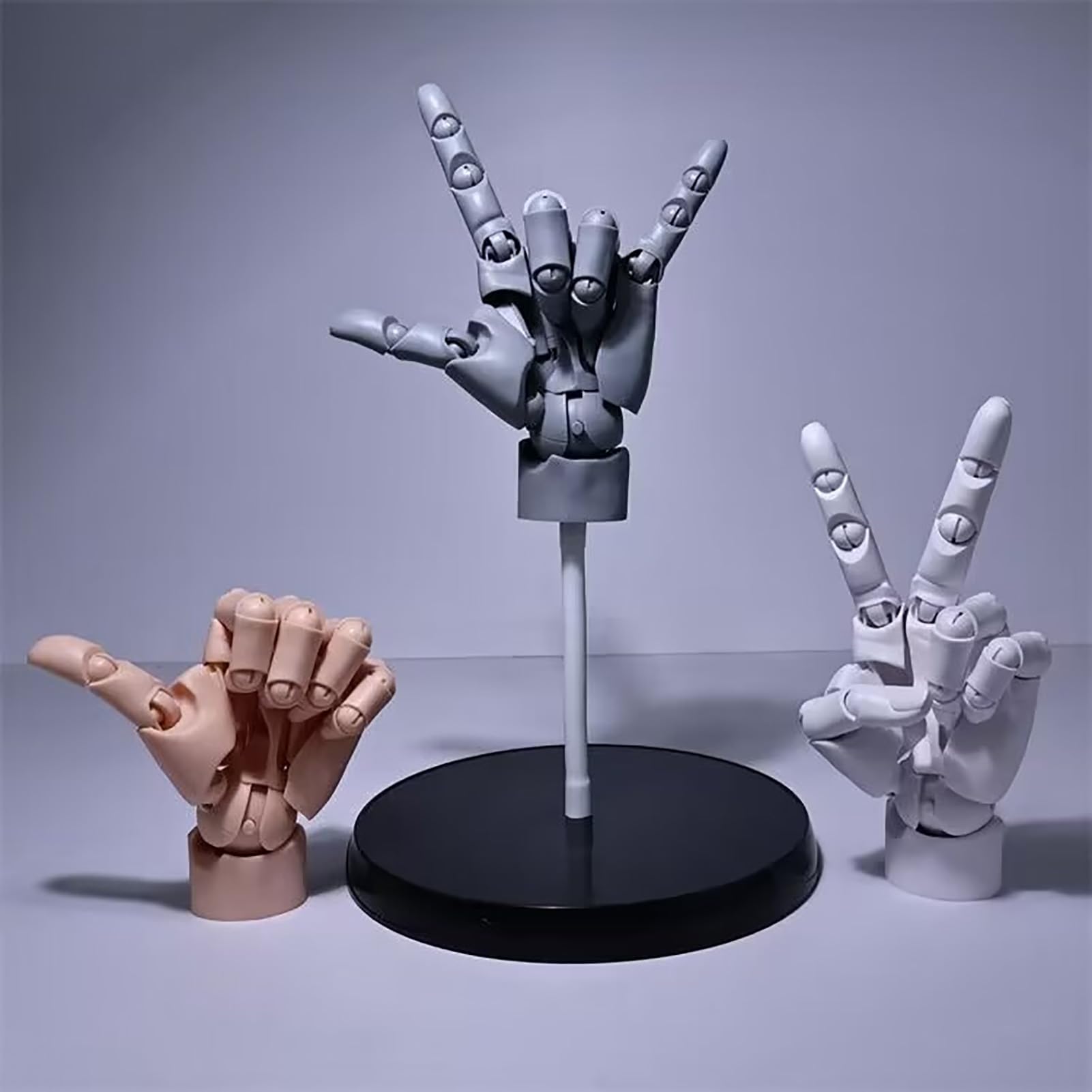 Modelo de mano, 1: 1. Arte de palma simulada, dibujo de estudiante, referencia de cuerpo, mano, modelo de cuerpo humano, mano con base, soporte de exhibición, A