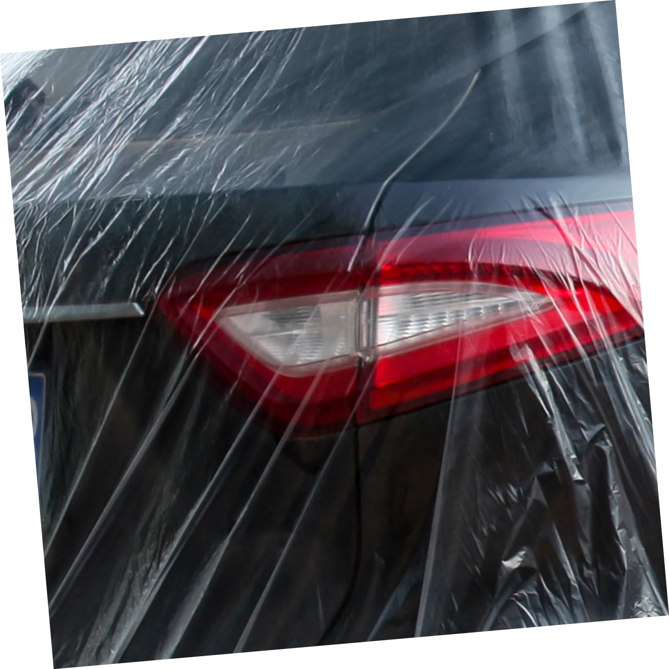 TOPPERFUN Car Body Cover Outdoor Vehicle Rain Protector Transparent Heavy-Duty Dust Cover for Cars and Trucks for Garage — view 9