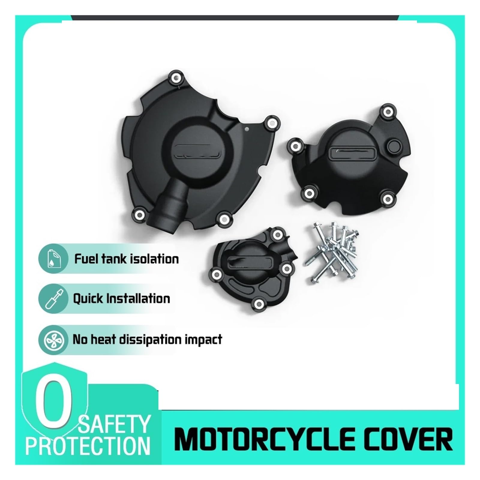 Copertura motore Custodia protettiva Per YAM&AHA YZF R1 R1M 2015-2024 2016 2017 2018 accessori di copertura protettiva per la resistenza cofano motore motociclo