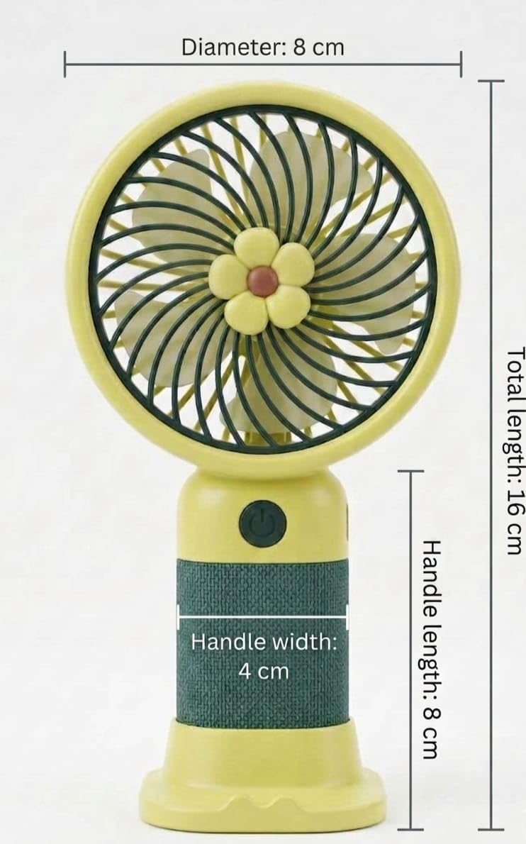 Mini Portable Handheld Fan, Green