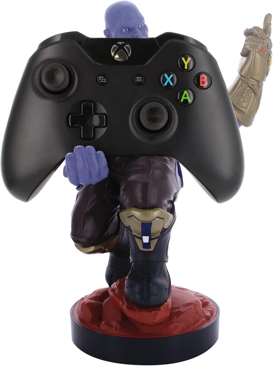 Exquisite Gaming Cable Guys - Support de téléphone et Manette Marvel Thanos - Figurine sous Licence Officielle