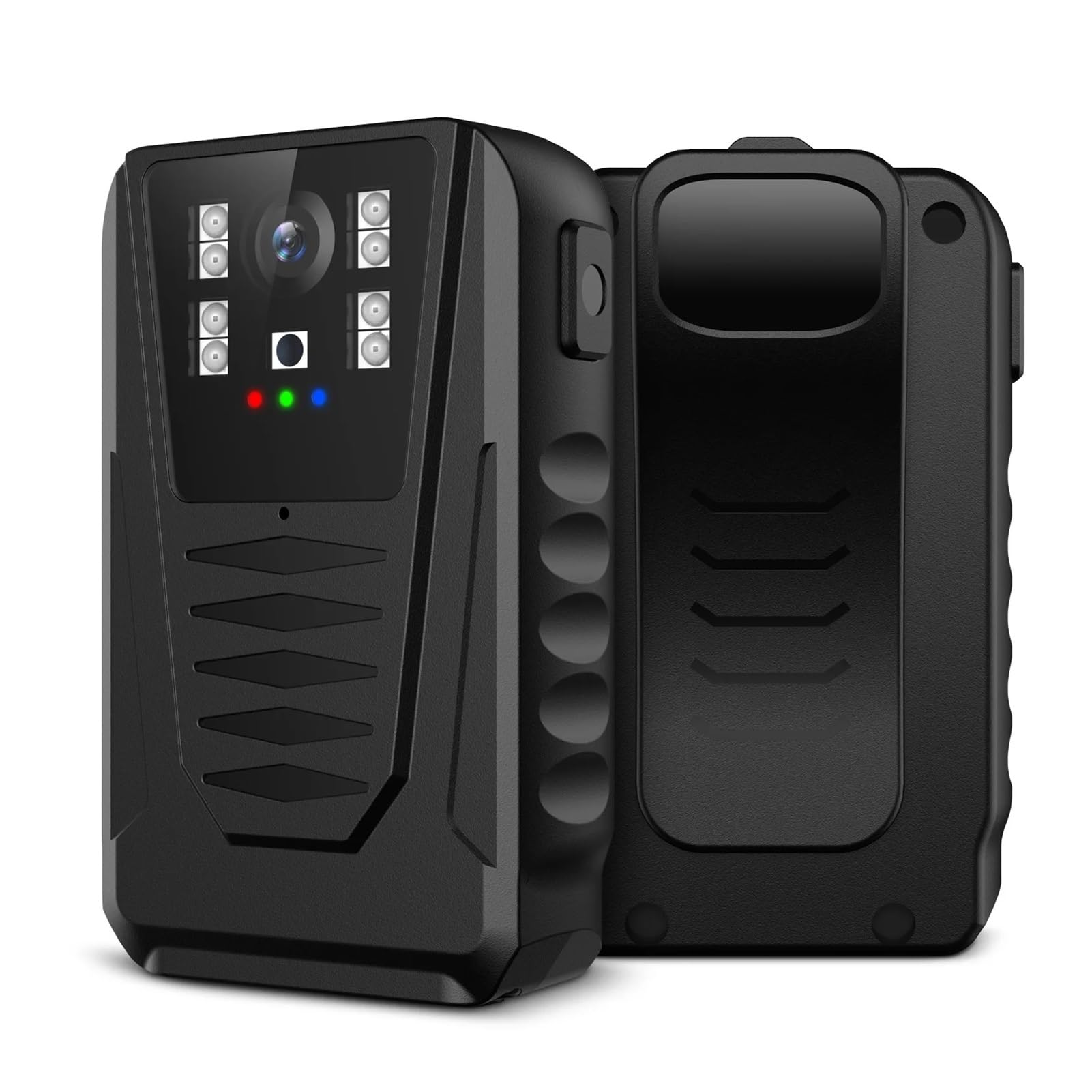 JVDDI Body Camera Mini Body Camera 1080P HD IP65 Mounted Small Portable Waterproof Night Vision Security Pocket Police Cam for Outdoor Recording(With 64G TF Card)