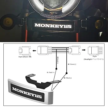 HONDA Monkey エンブレム 2個セット ホンダ 純正エンブレム モンキー MONKEY 2枚セット 純正 タンク