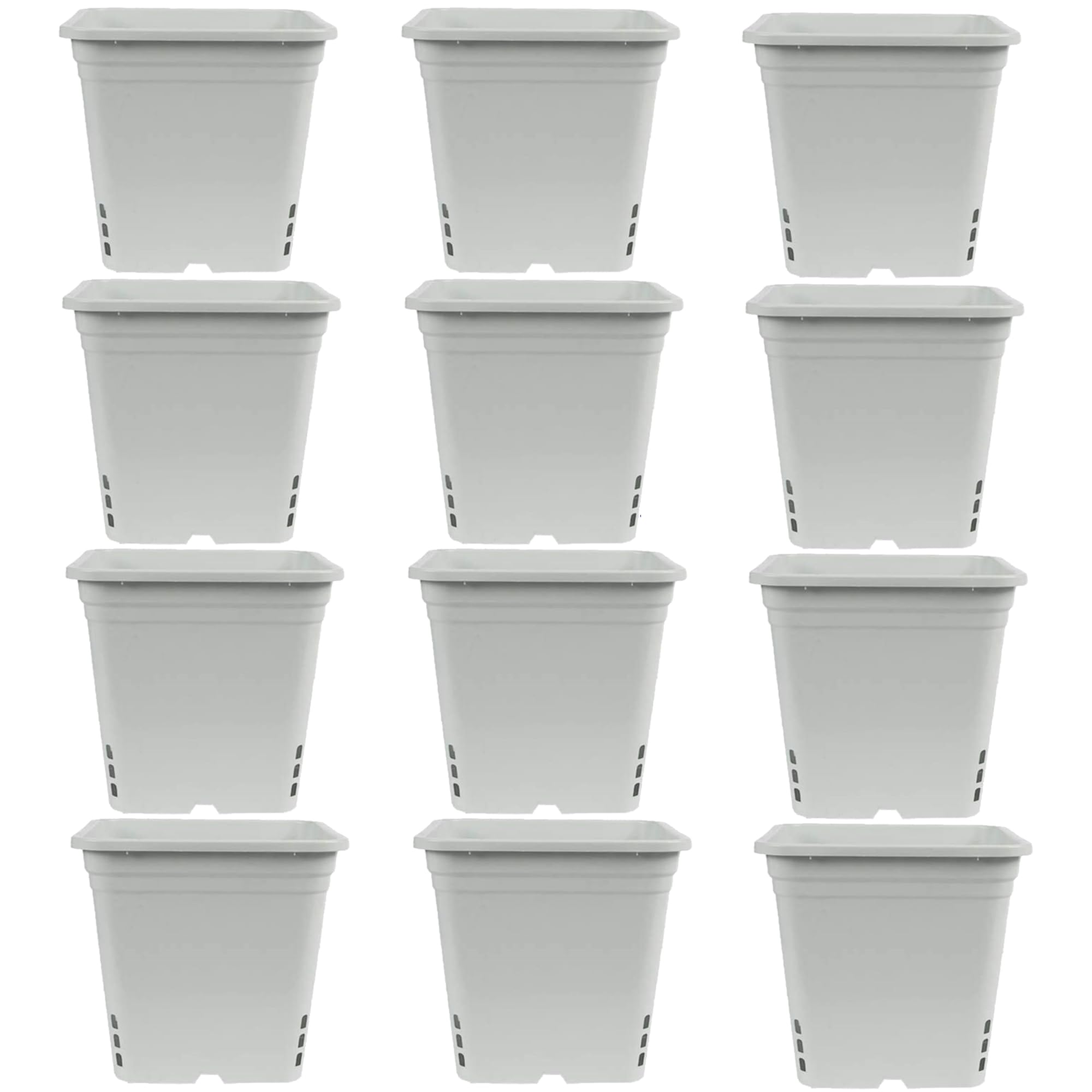 Sunpack 2.5" Square Pot, White - Image 3