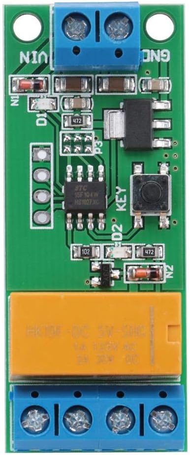 DC Motor Reverse Polarity Relay,Motor Reverse Polarity Delay Relay Time Delay Relay Module with Adjustable Reverse Polarity for 2A Drive Current Motor DC 5/6/9/12V