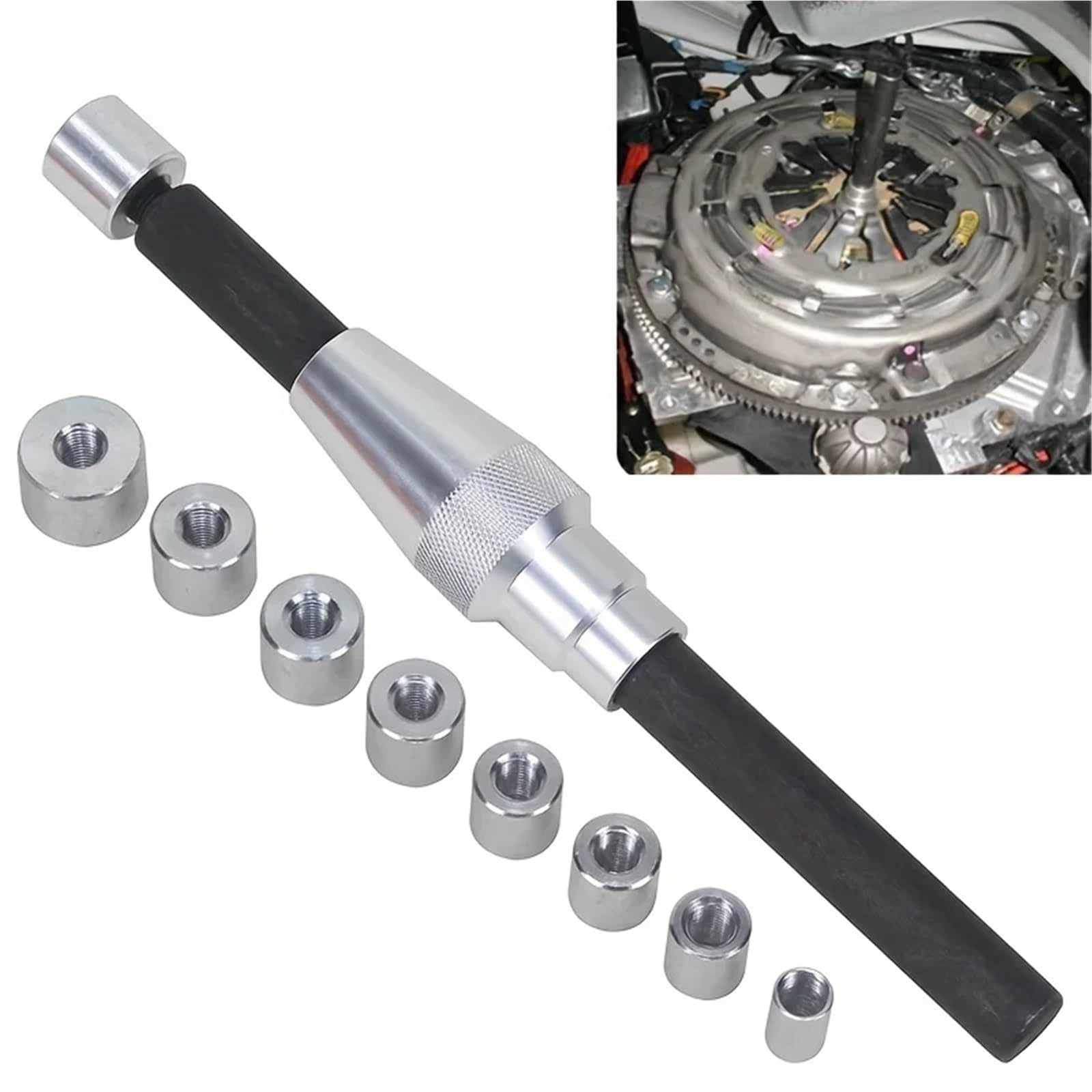 Kit centraggio Frizione Auto Strumento Calibrazione Frizione Auto 10 Pezzi Kit Correzione Foro Dell'allineatore Allineamento Universale Set Sostituzione Trasmissione Cuscinetto Mano