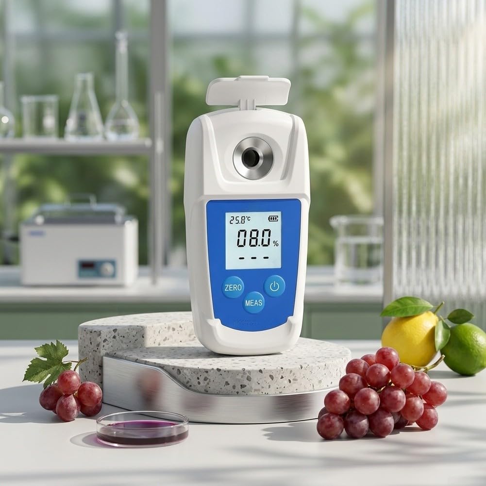 Refractómetro Portátil para Jugos Vino y Cerveza(0-55% Standard Model)