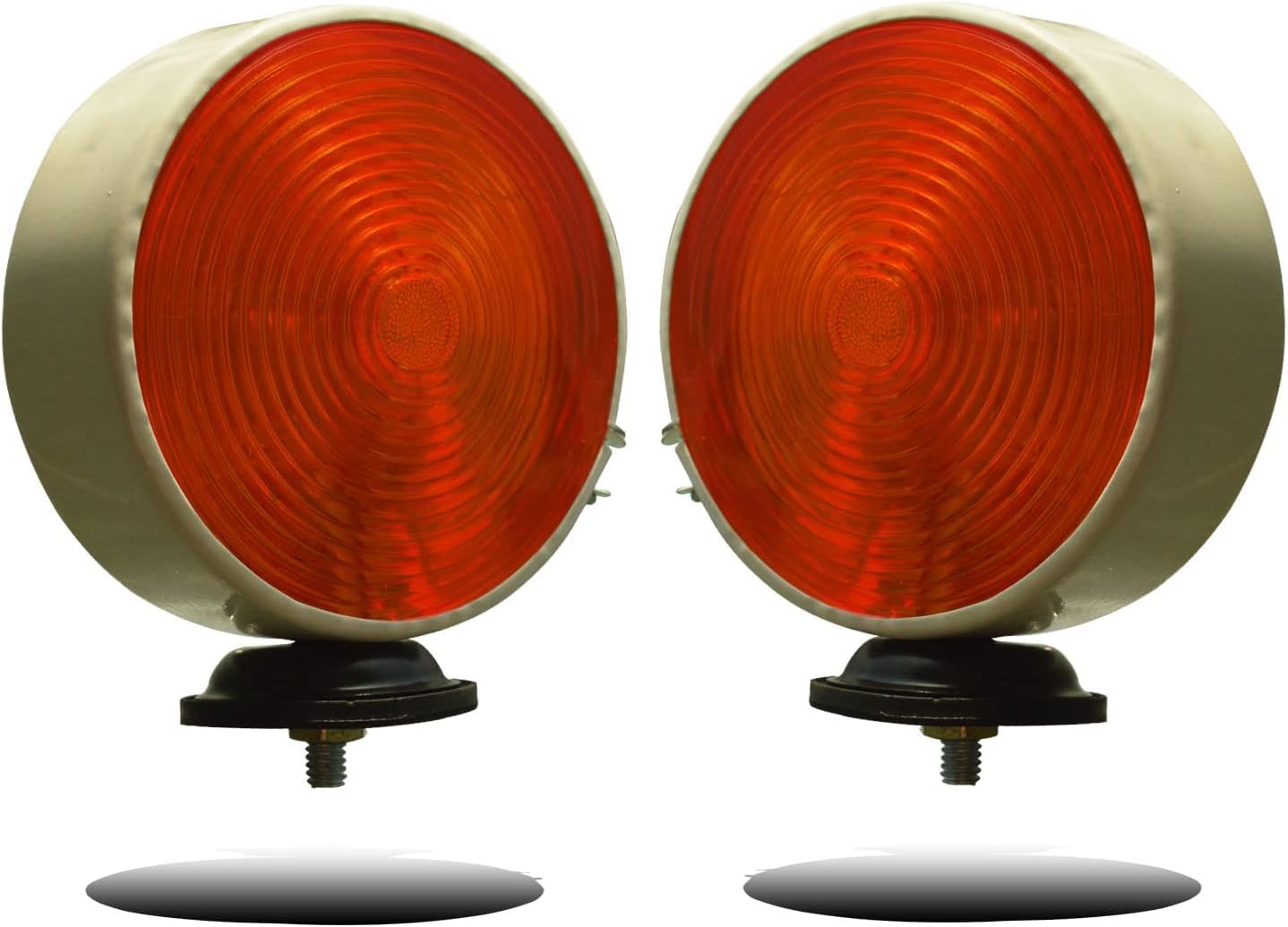 Set di luci Double Face 12v con Corpo Bianco Adatto per Camion rimorchio e Veicoli universali (Rosso)
