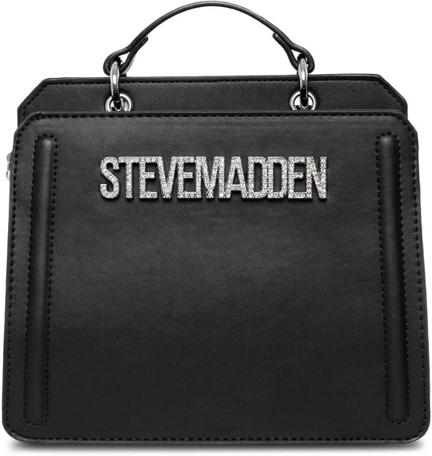 Steve Madden Women Bevelyn Convertible Crossbody Bag Shoulder, One