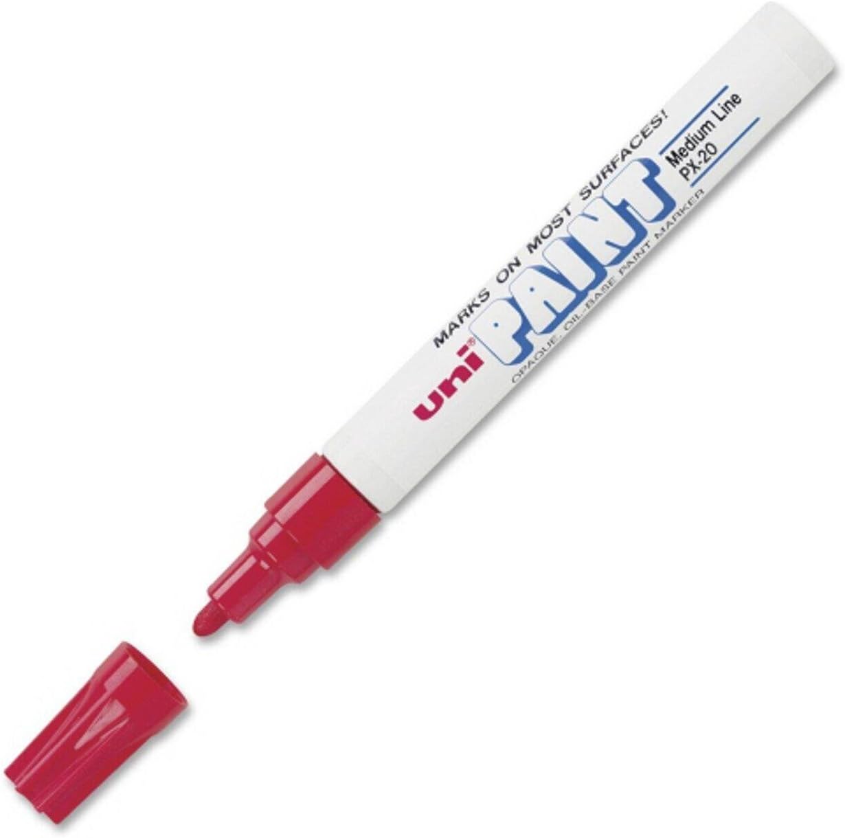 Sharpie 63602 Uni-Paint PX-20 Oil-Based Medium Point Marker, Red, 1-Pack