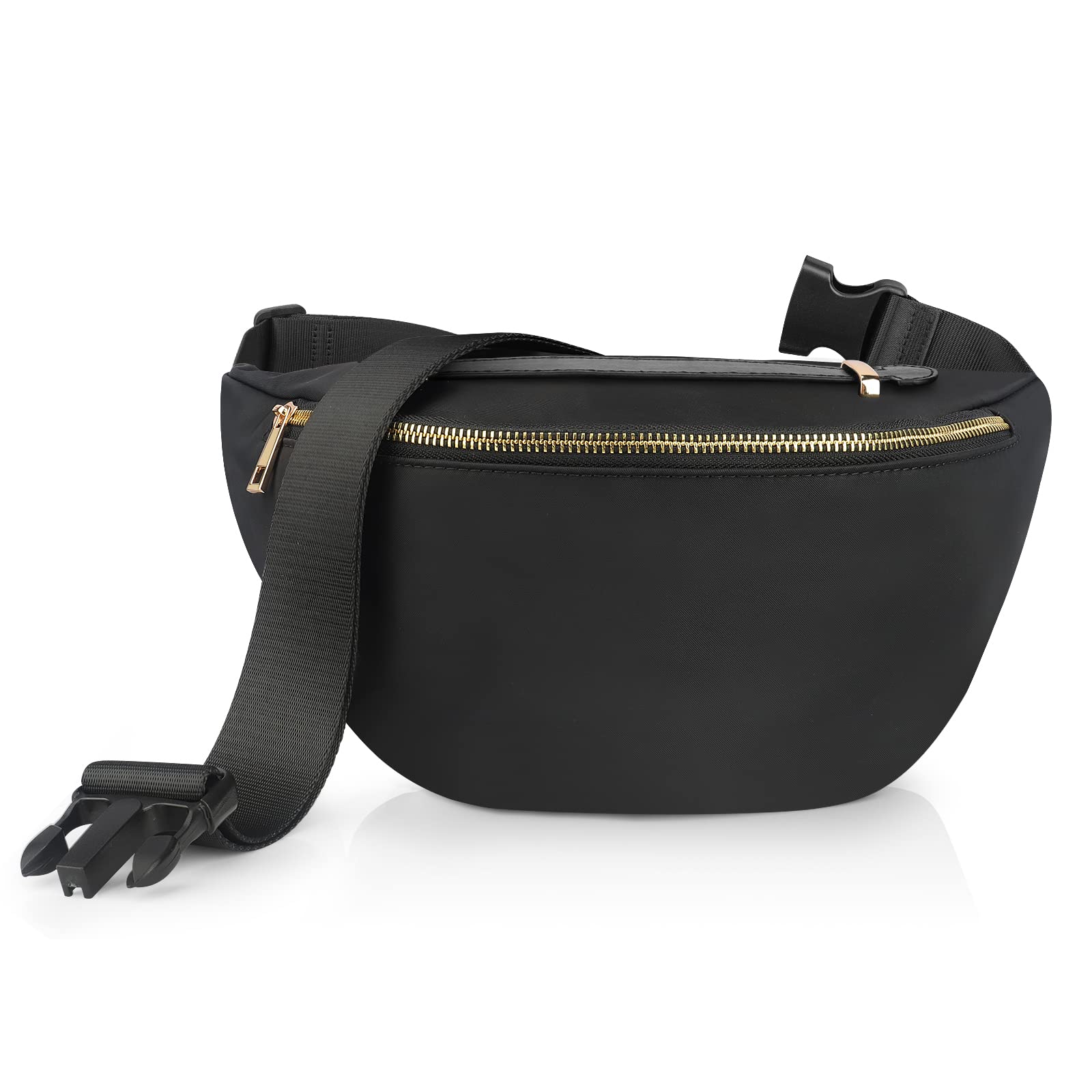 Belt Bag for Women Men, Unisex Waterproof Fashion Fanny Packs Crossbody Bags with Adjustable Strap, Women Handbags Waist Pack Plus Size Shoulder Bags for Travel Concert Festival Cycling Casual Work