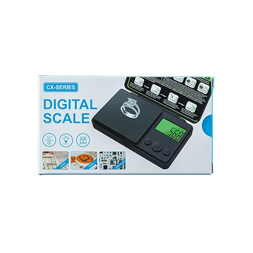 Miniatura 12 de Wigearss Báscula digital de miligramo de 0.00 oz17.64 oz, microbáscula de bolsillo con función de peso de tara, peso de calibración y pantalla LCD