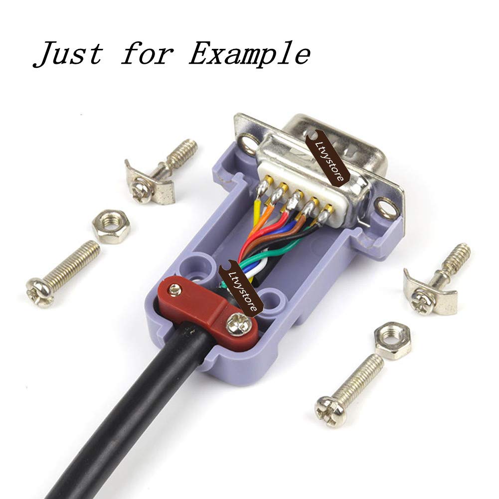 Adattatore DB9 9 Pin - Connettore Maschio/Femmina Per Saldatura - Foto 3