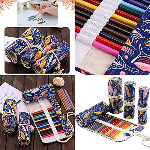 Image of Paint Brush Bag Roll Up Art Painting Brushes Cases Holder for Artist Draw Pen Watercolor