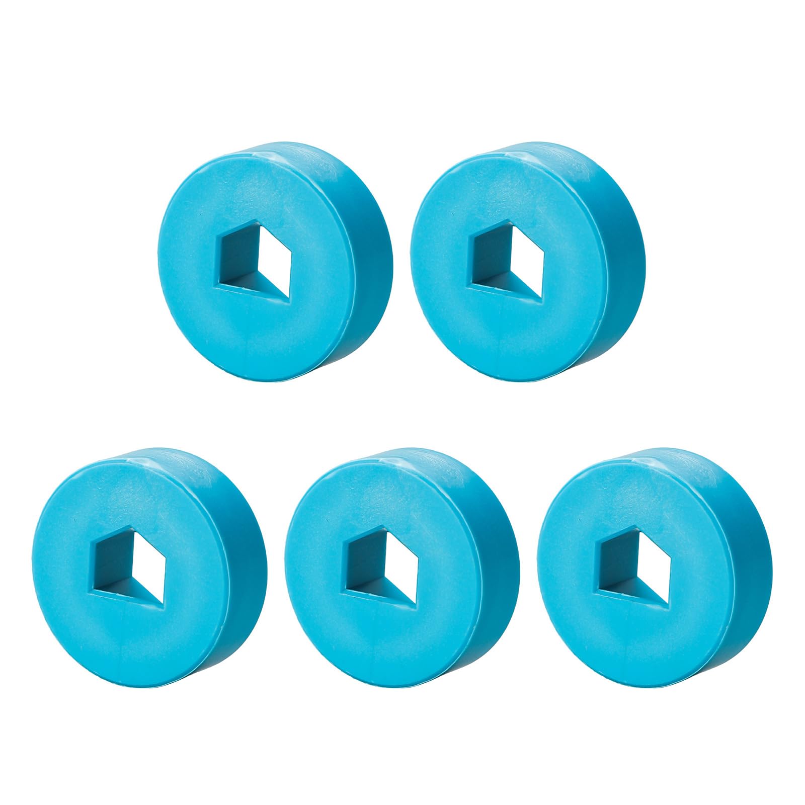 5Pcs Hinge Spacers with Locking Holes Plug, Adjustable Cabinet Door Alignment Protectors for Furniture Installation Hollow Hinge Hole Spacers