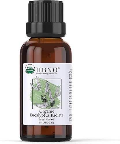 HBNO Aceite esencial de salvia orgánica, 1 onza (1.0 fl oz), aceite esencial de salvia orgánica certificado por USDA, destilado al vapor para