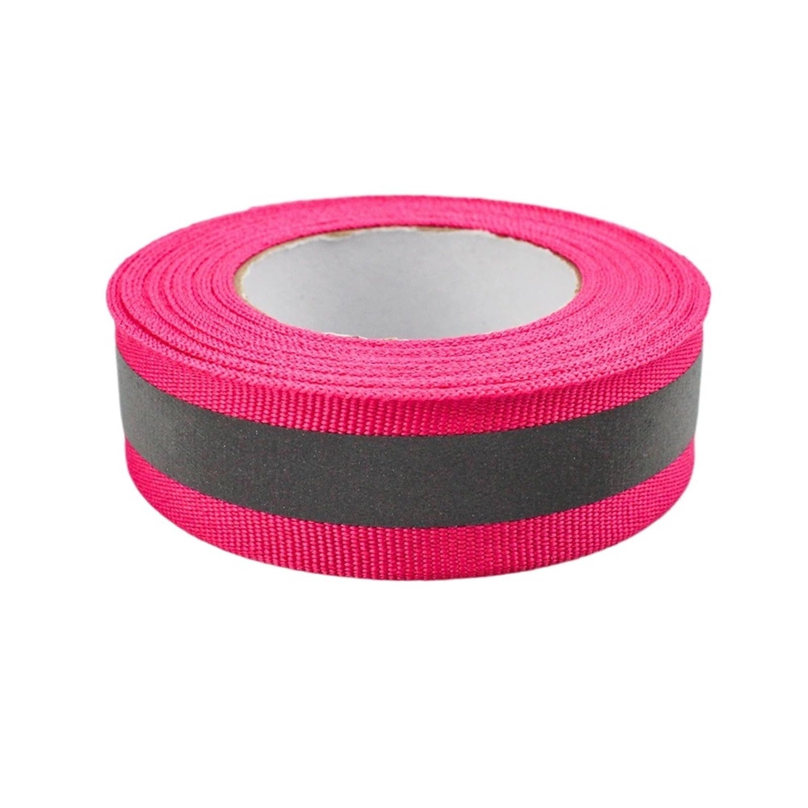 MRVAKDYDI Elastic Reflective Tape for Clothing, Reflective Ribbon Sew On Webbing 20mm Wide 10mm Reflective 10m Multicolor(Rose Red)