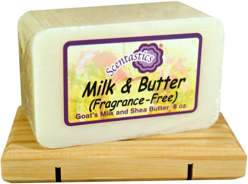 Goat's Milk & Shea Butter Milk & Butter (Fragrance-Free) Soap (8 oz. bar)