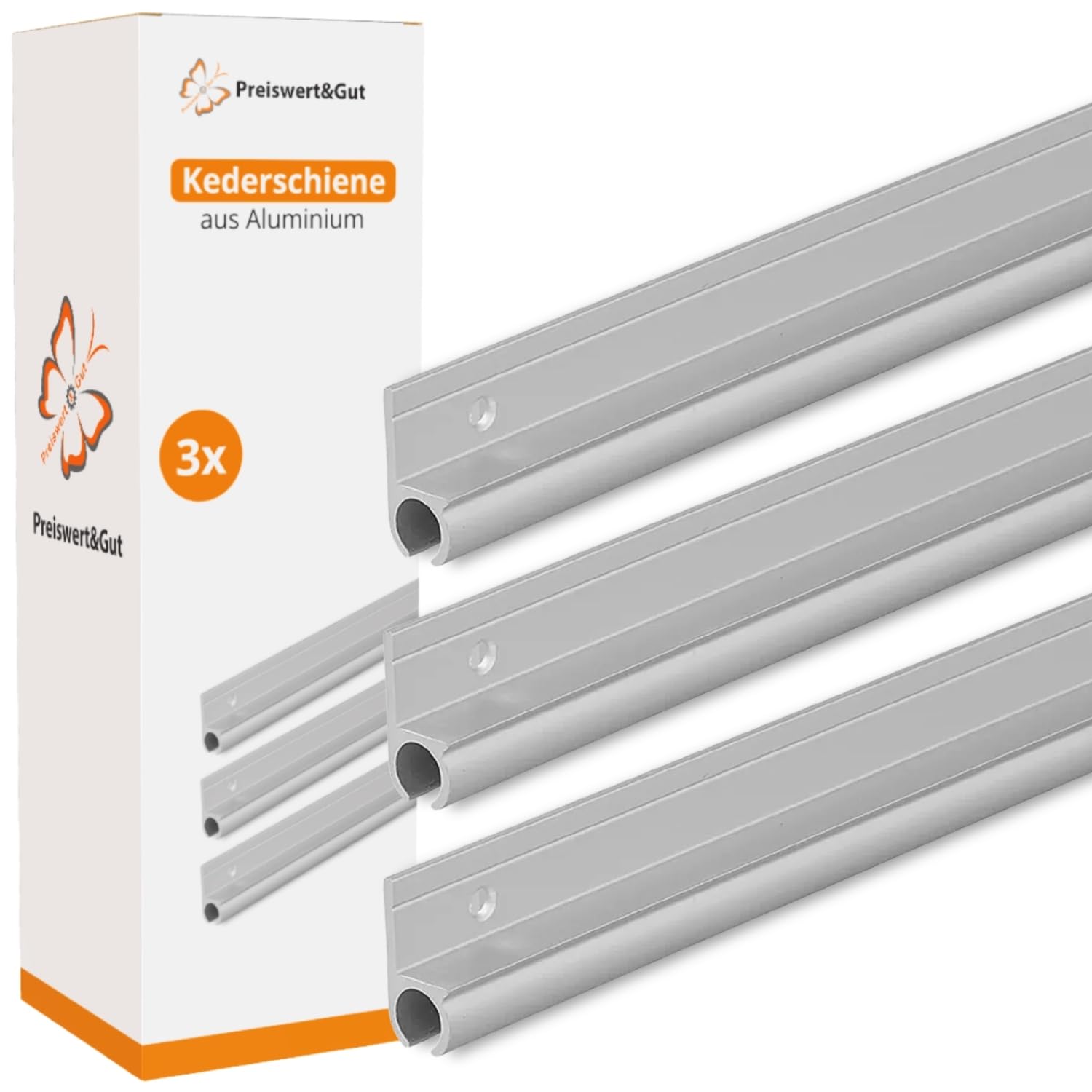 sackmarkise gebogene kederleiste 3STK Kederschiene 7-9 mm Alu silber 180 Grad Winkelprofil 100cm GTK: UV Resistant Größe:70 x 100 cm BMC Rennräder: Große Auswahl,