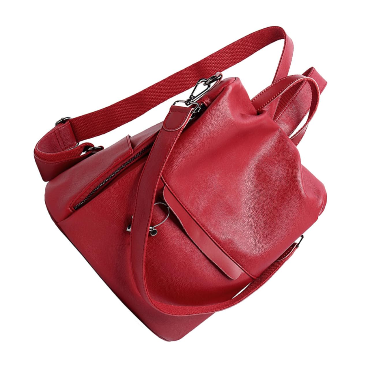 CALLARON Large Capacity Backpack Large Capacity Rucksack All-match Backpack Satchel Bag Wild Satchel Red Sholder Bag