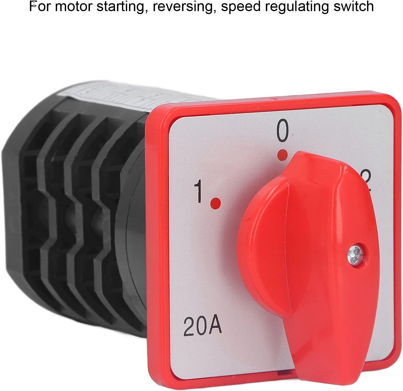 Changeover Switch,BERM Rotary Changeover Switch Knob Control Selector Switch 4 Section 3 Position AC380V