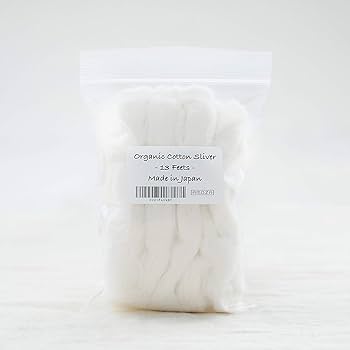 Amazon.com: Japanese Organic Cotton Sliver 13 Feets 100