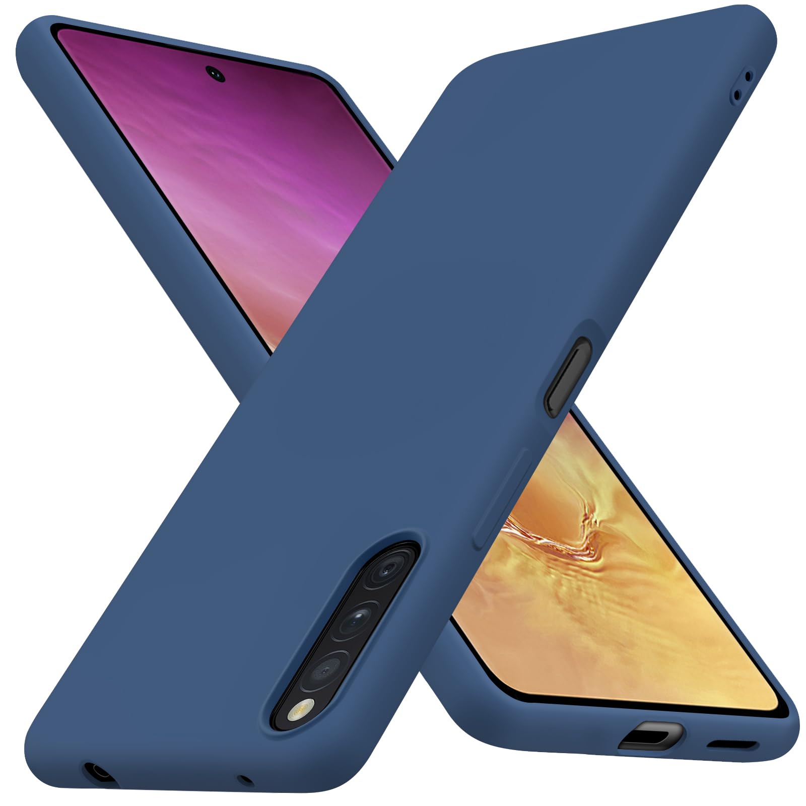 docomo Android Galaxy A41 本体 青 ケース 箱付き 明誠 Galaxy A41 SC-41A docomo スマホケース SCV48 au ソフト