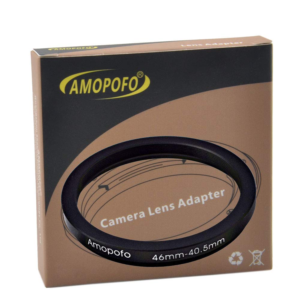 46mm to 40.5mm /46mm-40.5mm Step-Down Ring Filter Adapter for All Brands UV,ND,CPL,Metal Step-Down Ring Adapter