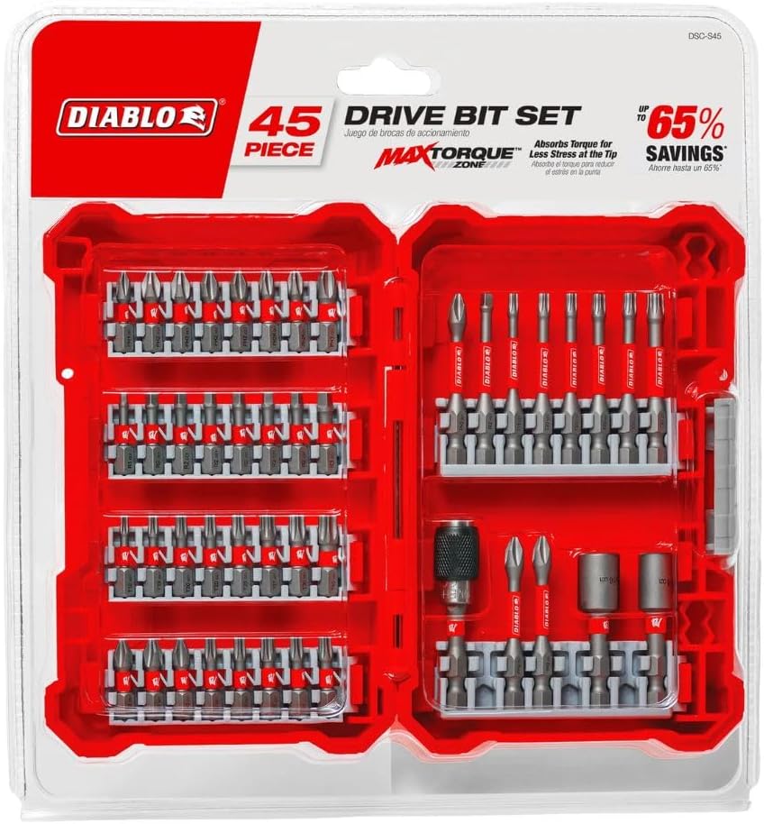 Diablo 45 pc Screwdriving Set (45-Piece)