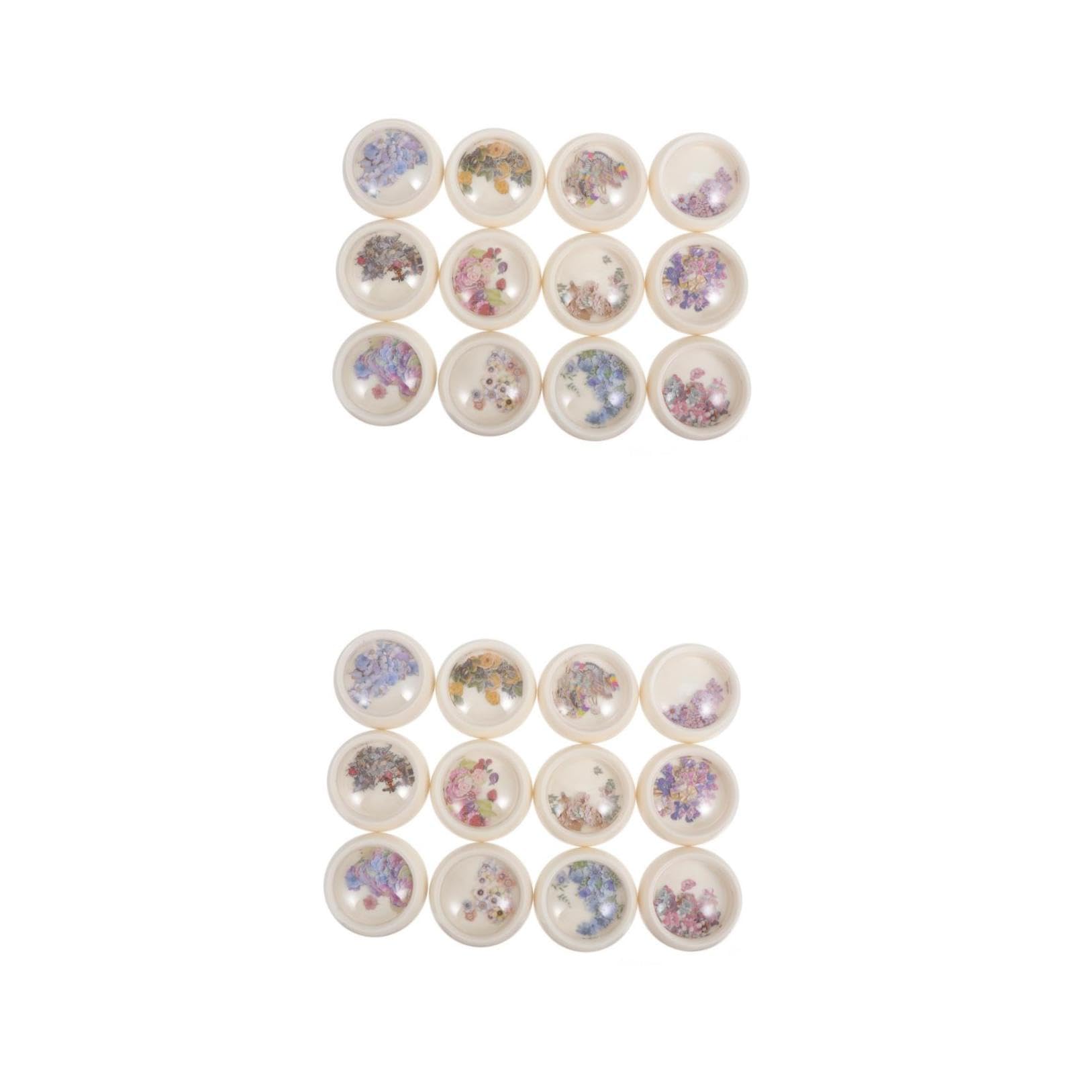 2 Set Decalcomanie Per Unghie Colorate Misti Per Decorazione Unghie Adatte Nail Art E Manicure Casual E Attraente Per Domestico 12 Scatole*2