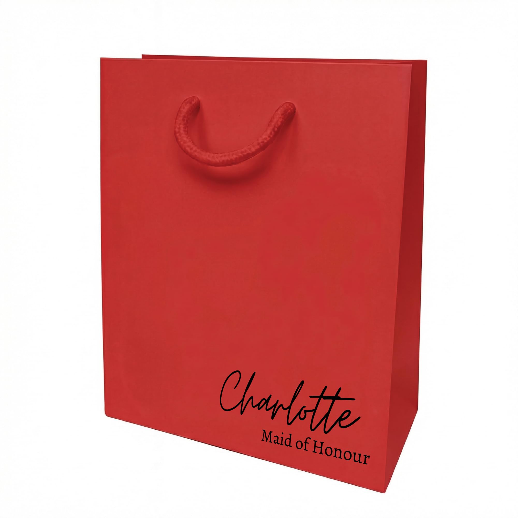 COOKIES AND KOALAS Bridesmaid Gift Bag Decal Red XS 15x19x8cm