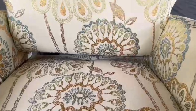 Sillón reclinable moderno con tela floral miniatura 7