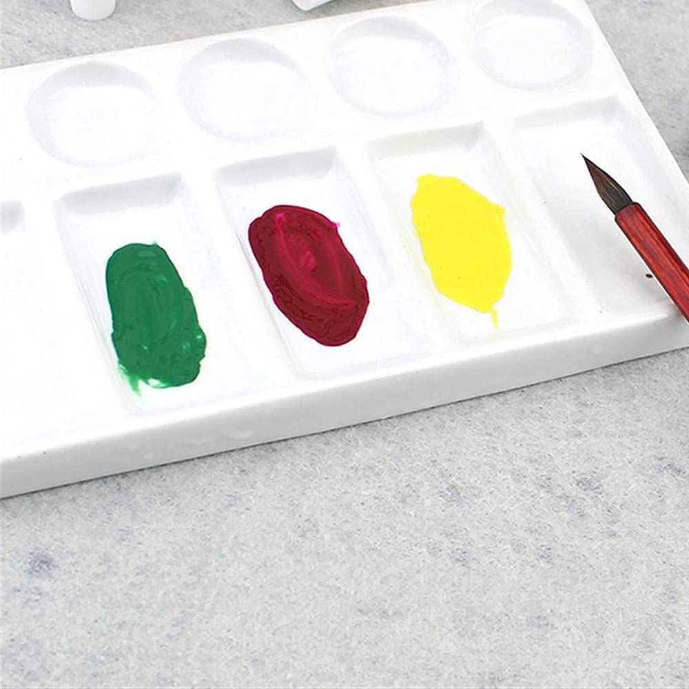 Paleta, płyta akwarelowa, ceramiczna siatka kolorów, pudełko kolorów akwareli w kształcie fali, przenośna tablica, materiał do malowania artystycznego