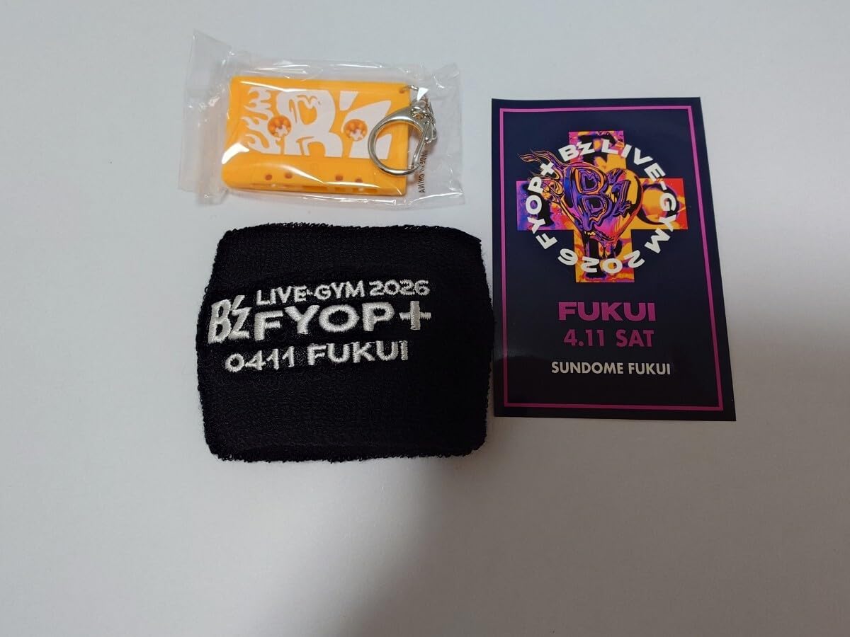 Amazon.co.jp: B'z LIVE-GYM 2026 FYOP+ 福井 日付入り リストバンド