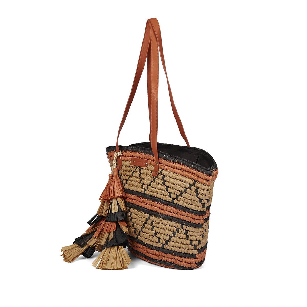GIOSEPPO Capazo de rafia multicolor para mujer bazien