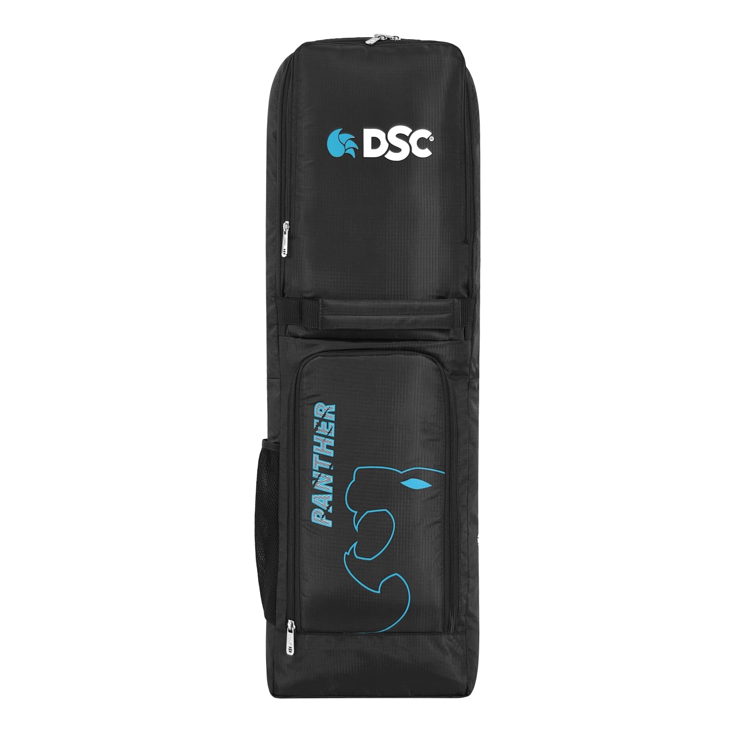 DSC Panther Padded Cricket Kit Bag | Material: Polyester | for Plastic & Wooden Cricket Sets – Spacious Design for Complete Gear | Size: 90x27x12 cm | Color: Black-Blue-image-26