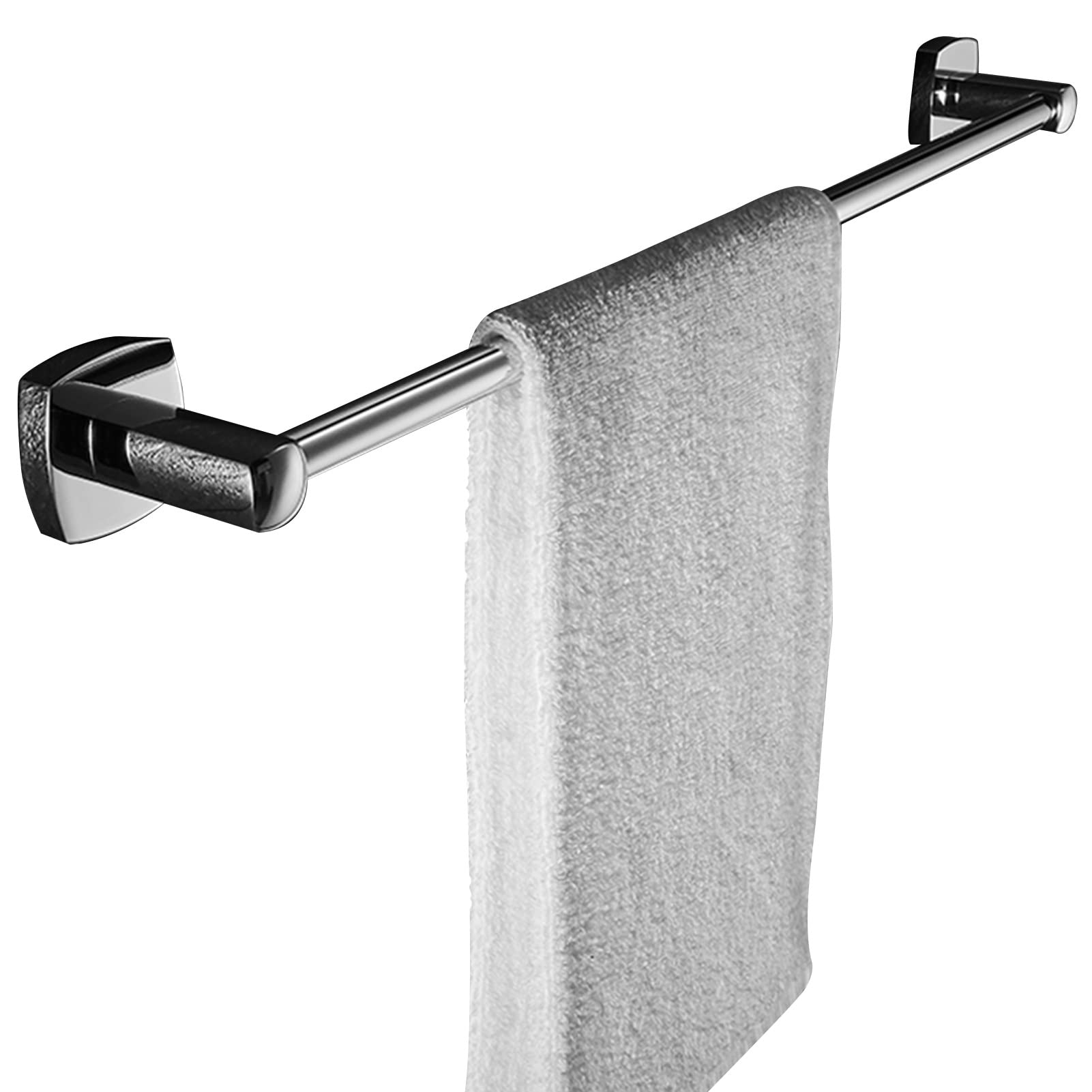 DKRAHRJJ Towel Rails, Stainless Steel Wall Mounted Towel Rack Single Towel Bar Rail/50Cm